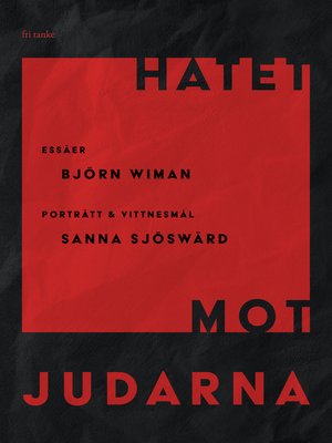 cover image of Hatet mot judarna